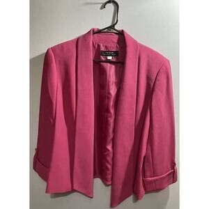 Tahari Hot Pink Blazer Womens Size 16